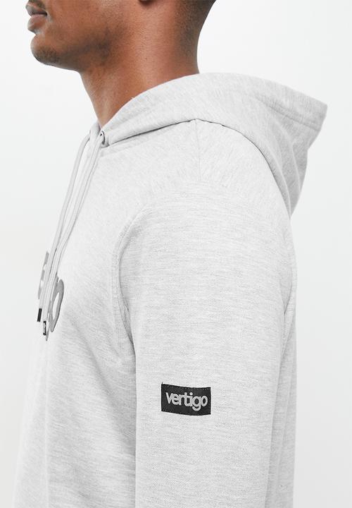 Vertigo - Mens Vertigo sweater pullover hoodie - grey