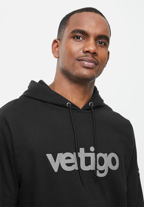 Vertigo - Mens Vertigo sweater pullover hoodie - black