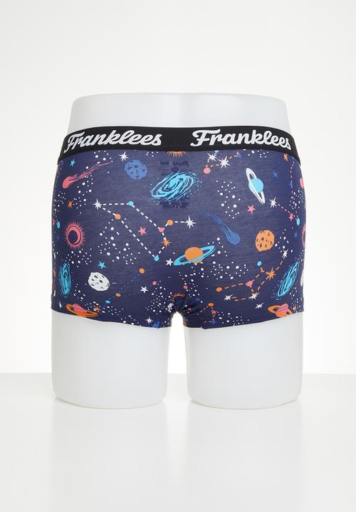 Franklees - Intergalactic you & me short leg trunks - purple 