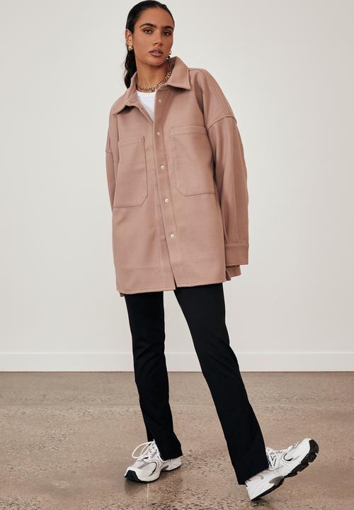 Factorie - Boxy shacket - dirty blush