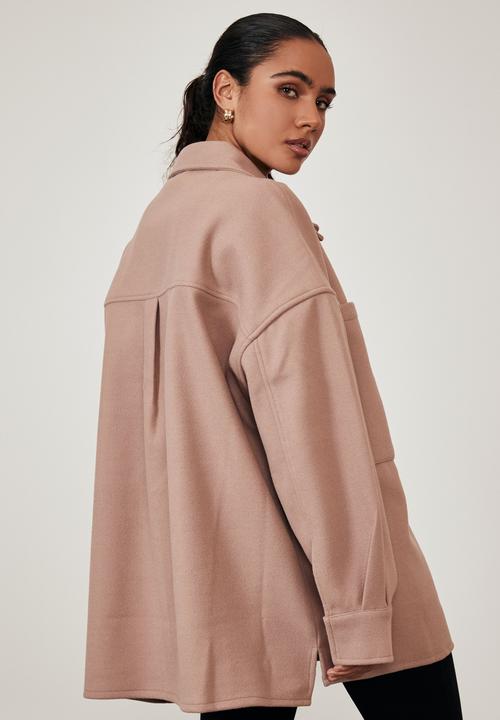 Factorie - Boxy shacket - dirty blush