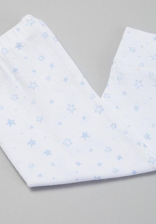 Pop Candy - 2 Pack leggings - blue & white