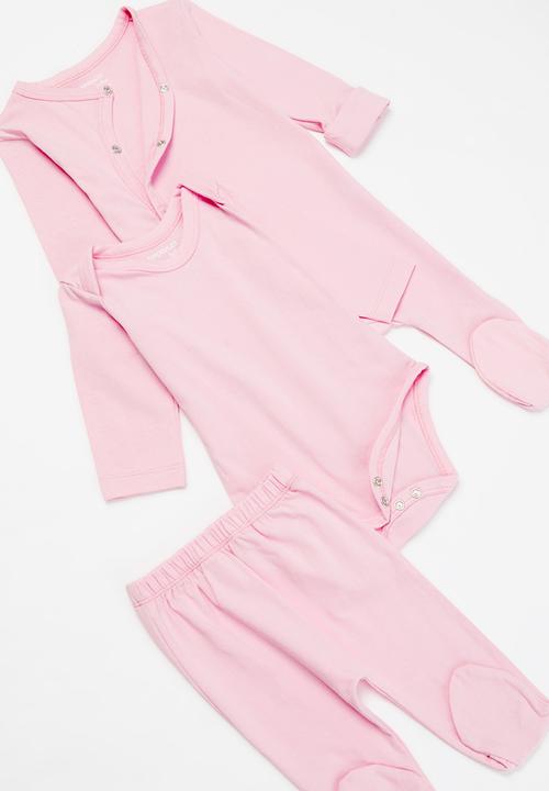 Superbalist Kids - Baby girls 5 pack essential set - pink