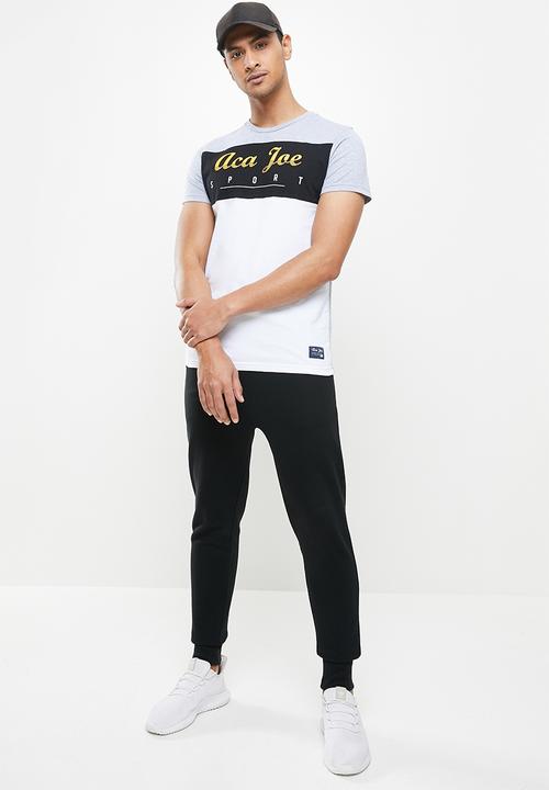 Aca Joe - Aca joe T-shirt - grey & yellow