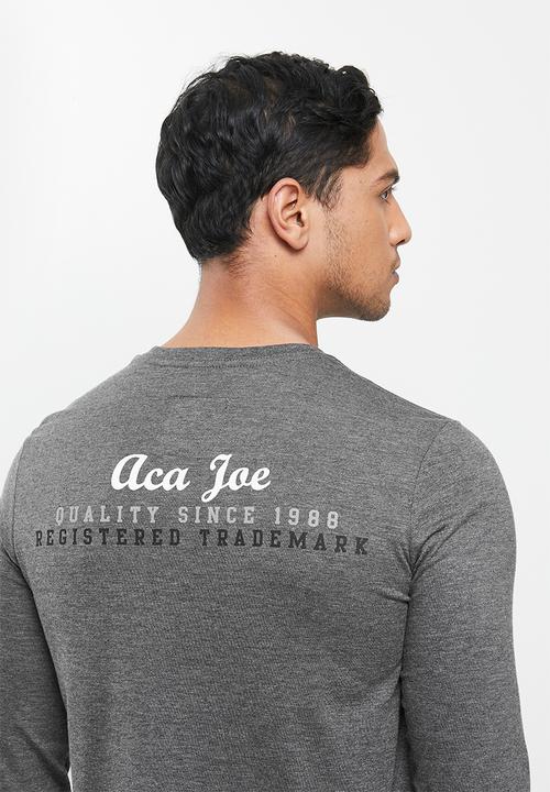 Aca Joe - Aca joe long sleeve T-shirt - charcoal