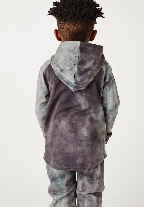 Flyersunion - Ub fleece spectra-dye hoodie - charcoal