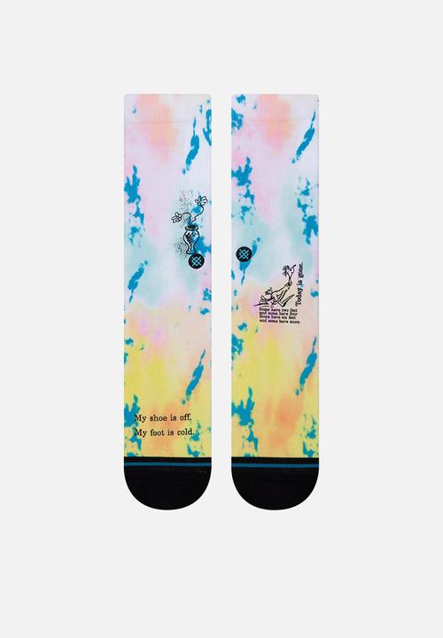 Stance Socks - Shoe is off socks - multi