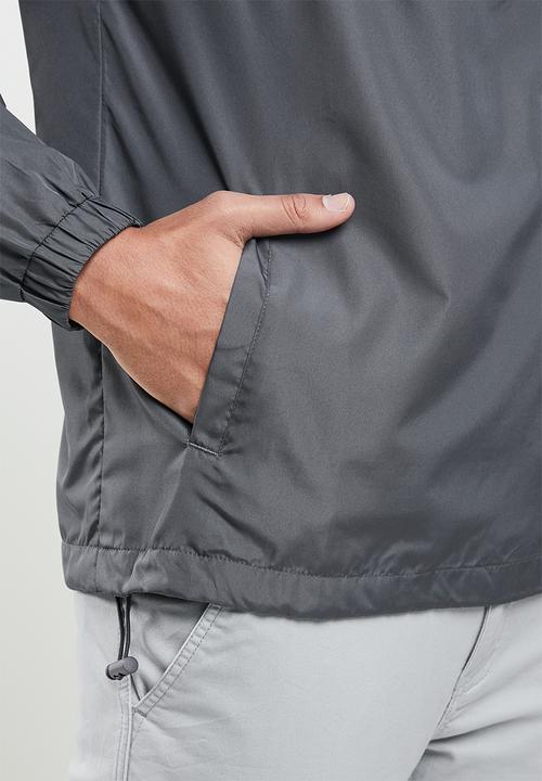 Aca Joe - Aca joe zip thru windbreaker - grey