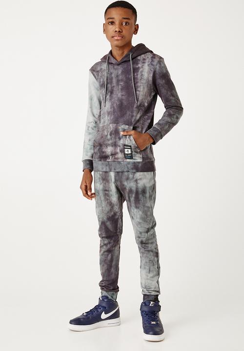 Flyersunion - Ub fleece spectra-dye hoodie - charcoal