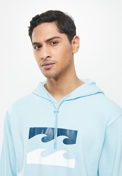 Billabong  - Team wave pop hoodie - light blue