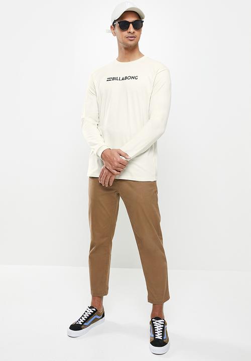 Billabong  - The point long sleeve tee - off white