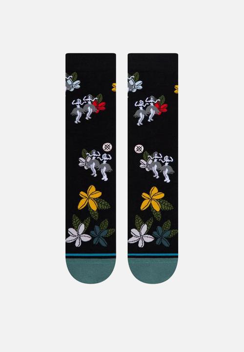 Stance Socks - Island dancer socks - black