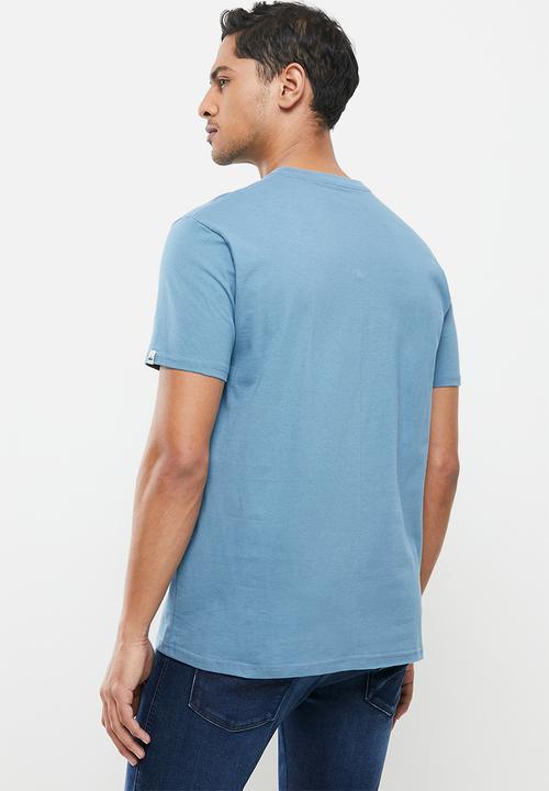 Quiksilver - Square me up mod short sleeve tee - blue