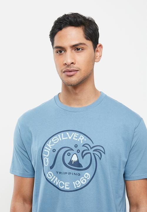 Quiksilver - Square me up mod short sleeve tee - blue