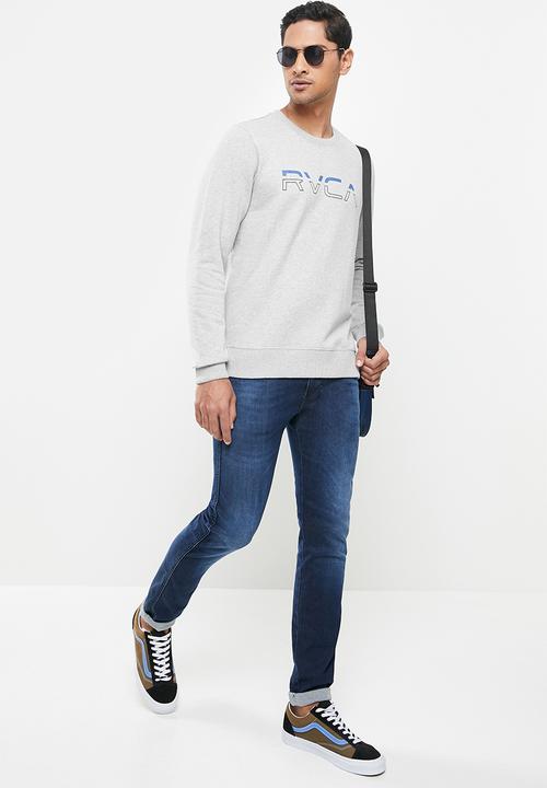 RVCA - Split pin crew - grey