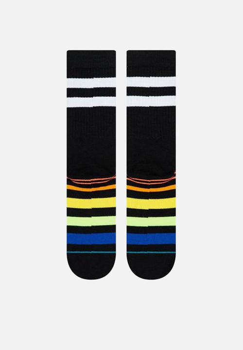 Stance Socks - Moon man socks - black