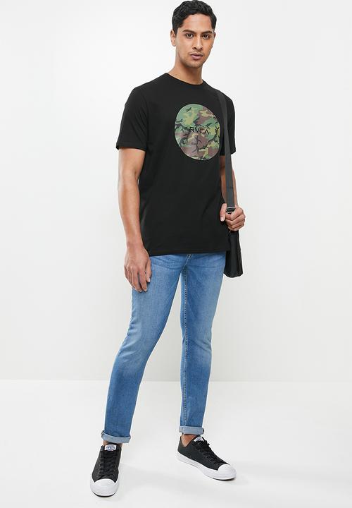 RVCA - Motors short sleeve tee - black