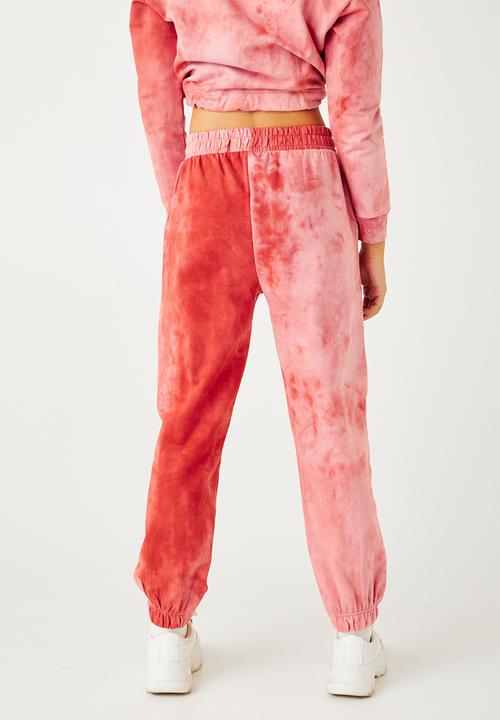 Flyersunion - Ub fleece spectra-dye jogger - blush
