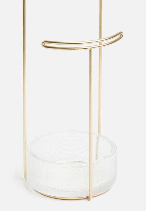 Umbra - Tesora jewelry stand - brass