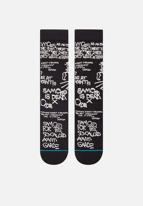 Stance Socks - Samo is dead socks - black