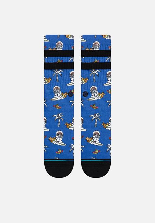 Stance Socks - Space monkey socks - blue