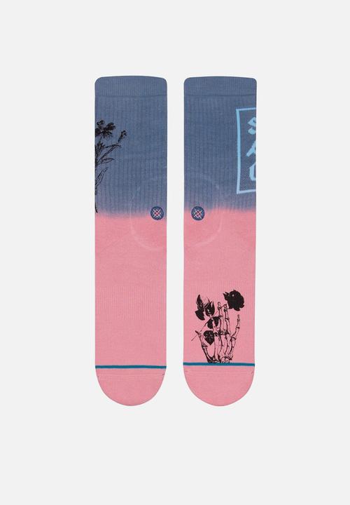 Stance Socks - Goodbye socks - pink & blue