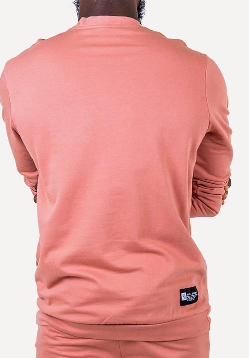 Flyersunion - Brushed fleece crew - ashrose