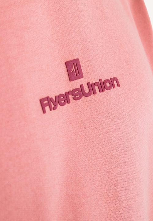 Flyersunion - Brushed fleece crew - ashrose