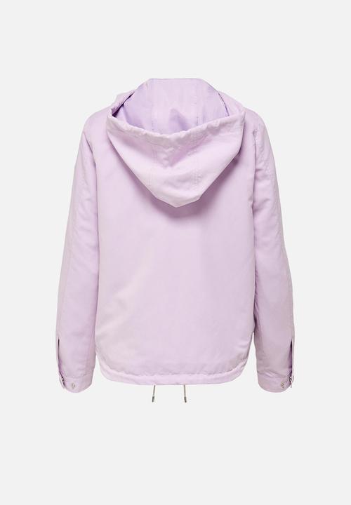ONLY - Skylar hood spring jacket - purple 