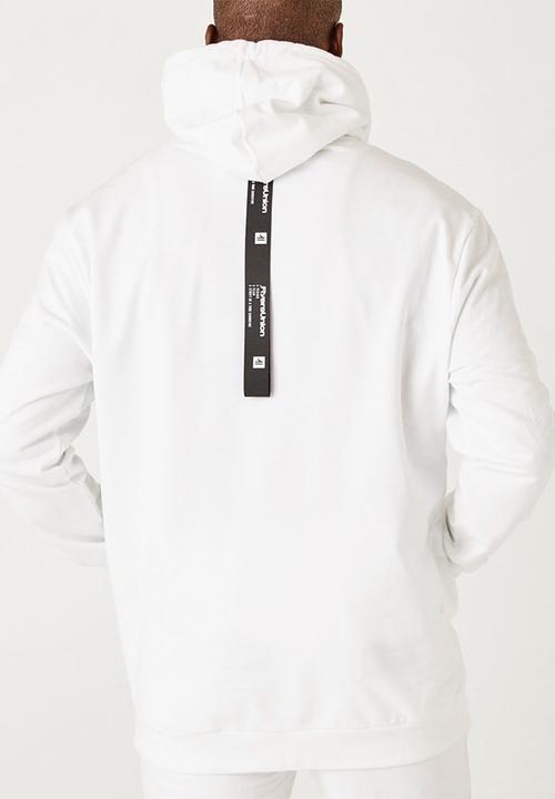 Flyersunion - Brushed fleece hoodie - white