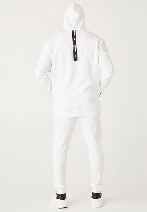 Flyersunion - Brushed fleece hoodie - white