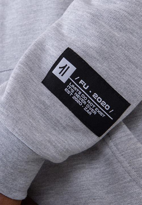Flyersunion - Brushed fleece hoodie - grey