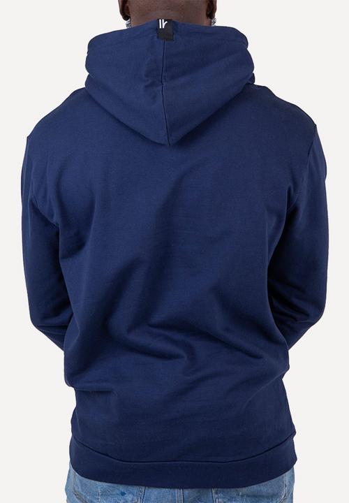 Flyersunion - Brushed fleece hoodie - navy