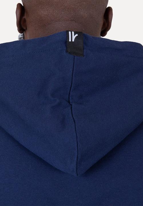 Flyersunion - Brushed fleece hoodie - navy