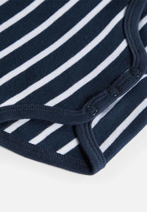 Name It - 3 Pack bodysuits - navy & white 