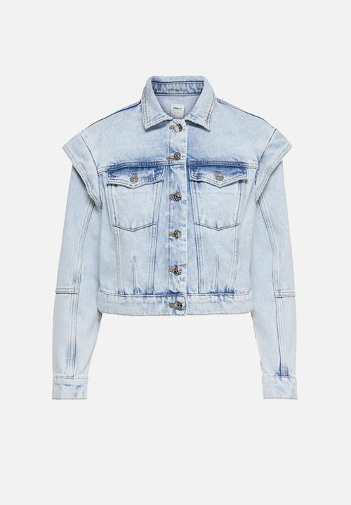 ONLY - Brody long sleeve should detail denim jacket - light blue 