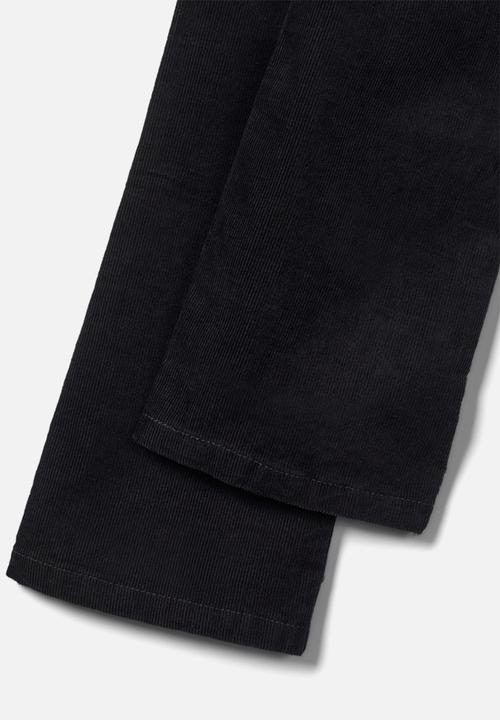 Name It - Polly corduroy bootleg pants - black