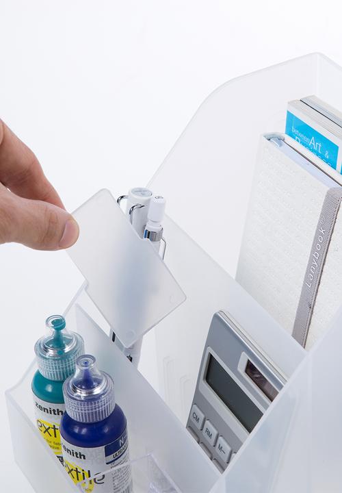 Litem - Desk organiser medium - smog white