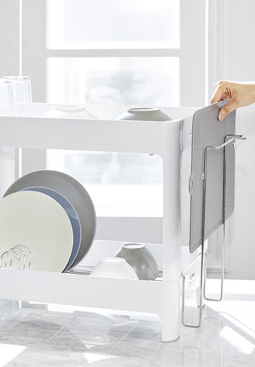 Litem - 2 layer dish rack - white