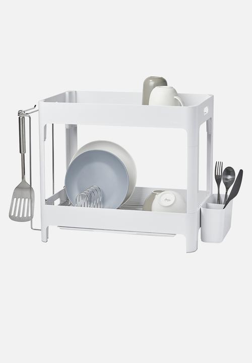 Litem - 2 layer dish rack - white