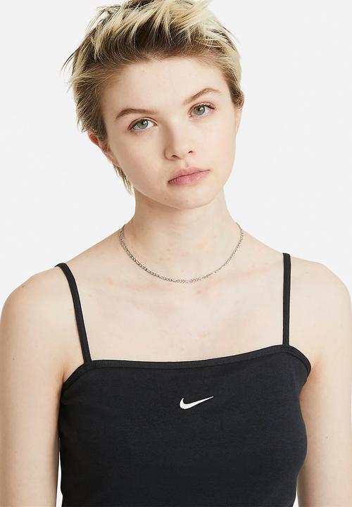 Nike - Nsw essntl tops tank cami - black & white
