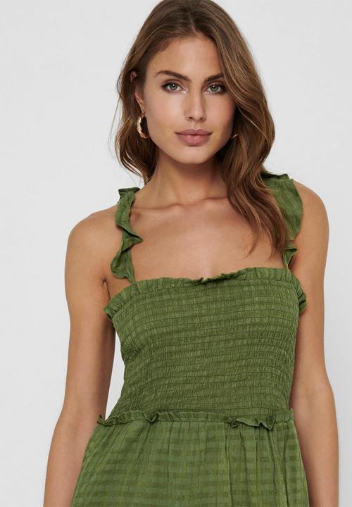 ONLY - Pellea life strap dress - capulet olive