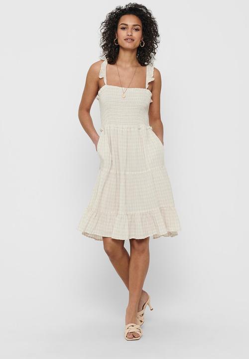 ONLY - Pellea life strap dress - pumice stone