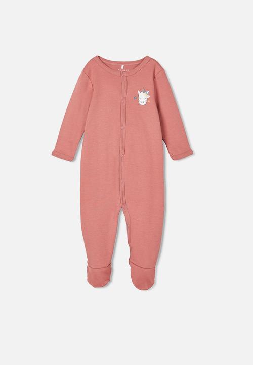 Name It - 2 Pack nightsuits - rose & white 