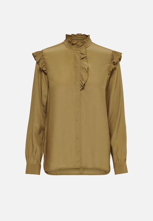 ONLY - Lelva long sleeve shirt - green