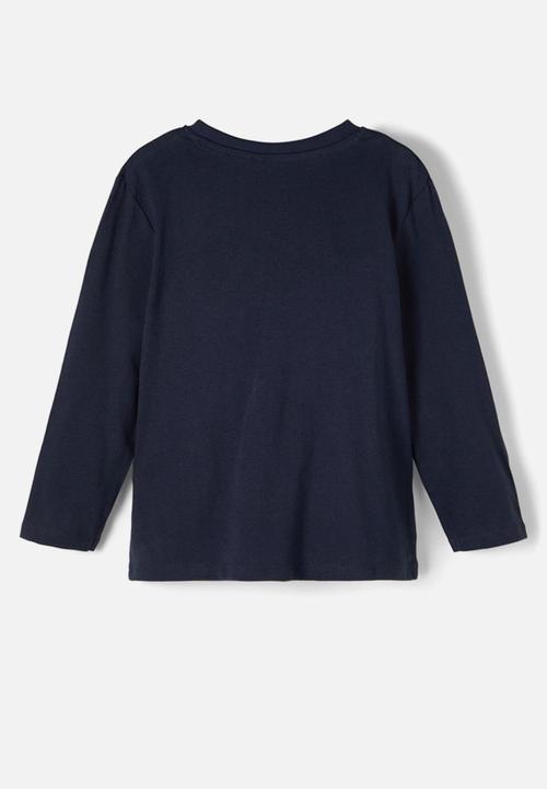 Name It - Mvagno long sleeve loose fit top - navy