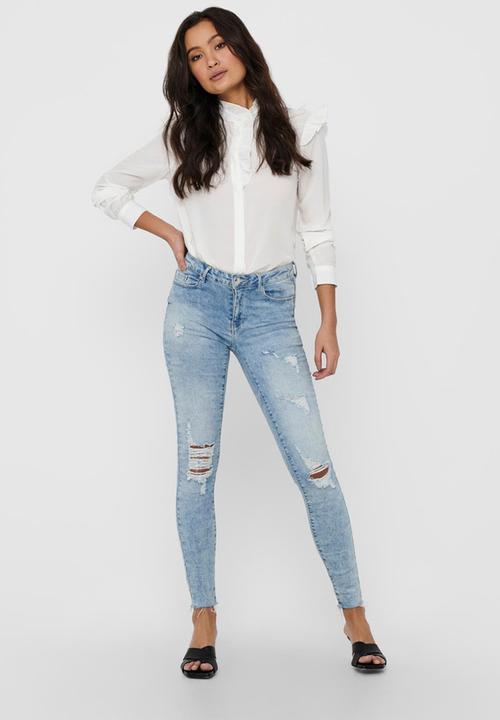 ONLY - Lelva long sleeve shirt - cloud dancer