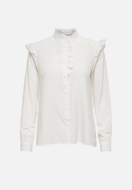 ONLY - Lelva long sleeve shirt - cloud dancer