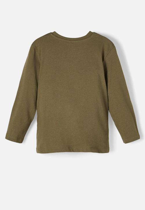 Name It - Mvagno long sleeve loose fit top - green