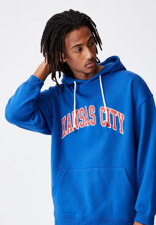 Factorie - Elite oversized hoodie - blue